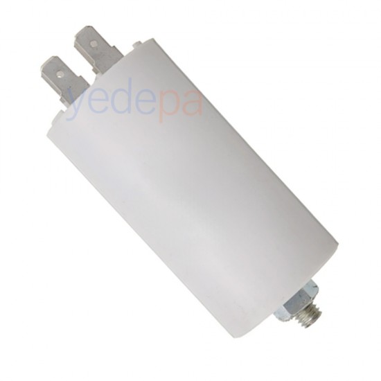 25 µF Daimi Devre Kondansatör Kapasitör Plastik 4 Kontak 400V