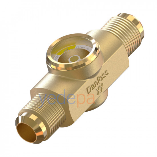 Danfoss SGN 16 Sight Glass – Flare 5/8", N Type with Moisture Indicator, 35 bar MWP (014-0165)