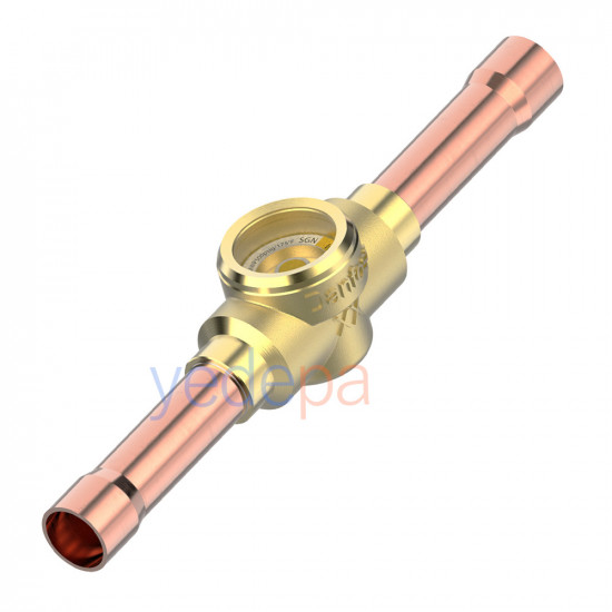 Danfoss SGN 12s Gözetleme Camı – Lehimli 1/2", N Tipi Nem Göstergeli, 35 bar MWP (014-0183)