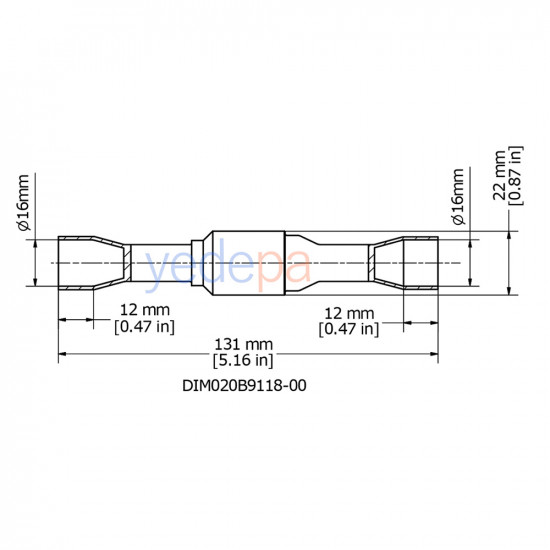 Danfoss 020B1052 NRV 12S 5/8" ODF Straight Solder Check Valve – 2.42 m³/h Kv, 49 bar