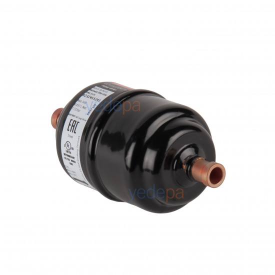 Danfoss DML 032S ფილტრ-ოსუშიტელი – 023Z455291, 1/4 დიუმი ODF სარჩილავი ჰერმეტული სითხის ხაზის ფილტრ-საშრობი
