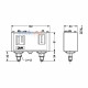 Danfoss KP15 Pressure Switch (060-514166) – Dual, SPDT, Automatic Reset, 1/4” Flare, IP44
