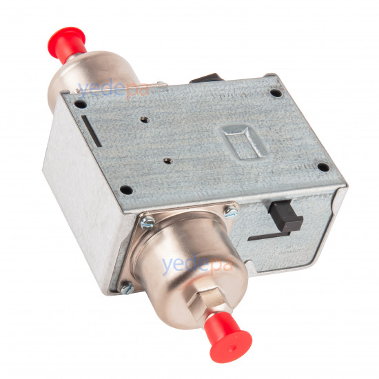Danfoss MP55 ზეთის წნევის პრესოსტატი (060B017191) – SPDT კონტაქტი, ხელით რესეტი, 0.3-4.5 bar