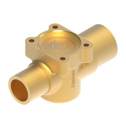 Danfoss TEH ტრვ-ს (ტერმორეგულირებადი ვენტილის) კორპუსი - სწორი ტიპი, 1 1/8" x 1 3/8" ODM სარჩილავი - ნაწილის №: 067G4003