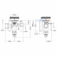 Danfoss TGE Thermostatic Expansion Valve - R407C, Externally Equalized, Balanced Port, 7/8" x 1 1/8" Solder, MOP 15°C - 62 kW - Part No: 067N4013
