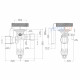 Danfoss TGE ტრვ (ტერმორეგულირებადი ვენტილი) - R134a / R513A, გარე გათანაბრებით, დაბალანსებული პორტით, 1 1/8" x 1 3/8" სარჩილავი - 87 kW - არტიკული: 067N5169