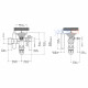 Danfoss TGE Thermostatic Expansion Valve - R404A / R507A, Externally Equalised, Balanced Port, 1/2" x 7/8" Solder - 14 kW - Part No: 067N6151