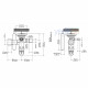 Danfoss TGE Thermostatic Expansion Valve - R410A, Externally Equalized, Balanced Port, 5/8" x 7/8" Solder - 45 kW - Part No: 067N9207