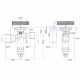 Danfoss TGE Thermostatic Expansion Valve - R410A, Externally Equalized, Balanced Port, 1 1/8" x 1 3/8" Solder - 125 kW - Part No: 067N9218