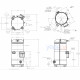 Danfoss DSH105A4ALC სპირალური კომპრესორი | 9 HP | 80.449 BTU/h გაგრილების სიმძლავრე | R410A, R452B, R454B თავსებადი | 120H1191