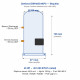 Danfoss DSH485C4APC 40 HP სპირალური კომპრესორი (357.202 BTU, R410A/R452B/R454B, სამფაზა 380-460V)