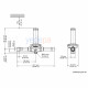 Danfoss EVR 3 Solenoid Valve - NC, Solder ODF, 3/8 in - Brass Body - Part No: 032F1204