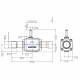 Danfoss EVR 32 სოლენოიდური კლაპანი - NC, სარჩილავი (ODF), 1 5/8 in - თუჯის კორპუსი - ნაწილის ნომერი: 032L1104