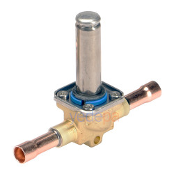 Danfoss EVR 6 სოლენოიდური კლაპანი - NC, სარჩილავი (ODF), 1/2 in - თითბრის კორპუსი - არტიკული: 032L1209