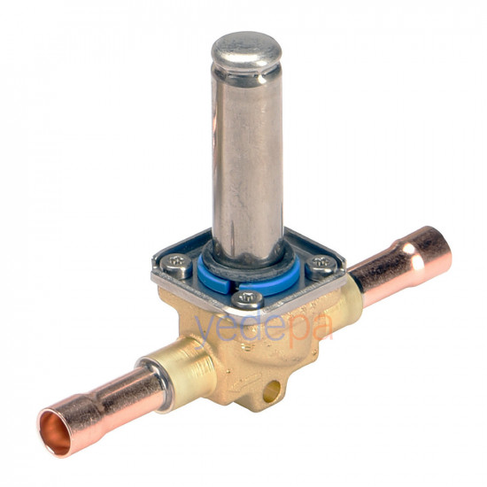Danfoss EVR 6 სოლენოიდური კლაპანი - NC, სარჩილავი (ODF), 1/2 in - თითბრის კორპუსი - არტიკული: 032L1209