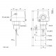 Danfoss FQS Liquid Flow Switch 061H4000 – SPDT Contact, 1” R Threaded Connection, 9.8 bar Working Pressure, IP20 Protection