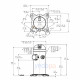 Danfoss HRH036U4LP6 Scroll Compressor | 3 HP | 30,095 BTU/h Cooling Capacity | R410A Compatible | 121L1201