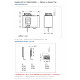 Danfoss KP 61 თერმოსტატი (060L110266) – −30 / +13 °C, SPDT, ავტომატური რესეტი, დისტანციური დატჩიკი 2 m კაპილარით