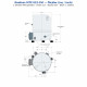 Danfoss MTZ 022-3VI Hermetic Reciprocating Compressor (MTZ22JC3BVE) - 38.12 cm³, 2 HP, 20,122 BTU/h, 1 Cylinder, R404A/R134a/R452A, 230V 3-Phase 60Hz