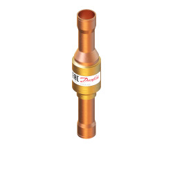 Danfoss NRVH 16s Check Valve (020B1038) – 5/8" ODF Straightway Brazed, Strong Spring 0.20 bar, Kv 4.00