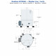 Danfoss NTZ048A4LR1B Hermetic Reciprocating Compressor (120F0227) | 2 HP | 4,070 BTU/h LBP Low Temperature | R404A | 48 cm³ | 400V 3 Phase