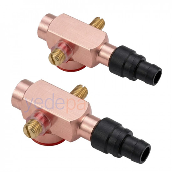 Danfoss S.V08-V07 Rotalock Service Valve Set (7703010) | SZ/SM 175-185 Scroll | 1 3/8" + 7/8" ODF