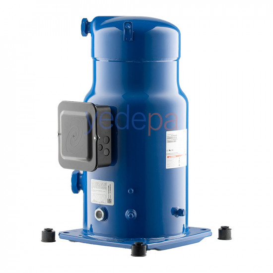 Danfoss SZ185S4RD Scroll Compressor (SZ185-4RI) - 249.9 cm³ Displacement, 15 1/2 HP, 43,113 W (147,118 BTU), 380V, R407C