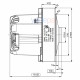 Domel 463.3.270-51 850W Elektrikli Süpürge Motoru
