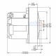 Domel 463.3.405 მტვერსასრუტის მოტორი – 1800W, 230V, 50Hz