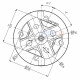 Domel 463.3.405 მტვერსასრუტის მოტორი – 1800W, 230V, 50Hz