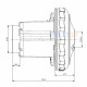 Domel 467.3.618-2 Vacuum Cleaner Motor 1600W