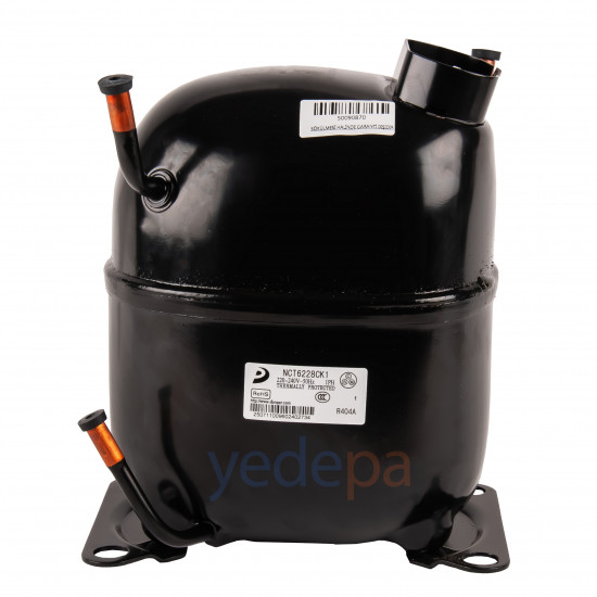 Donper NCT6228CK 1 HP R404A Medium/High Temperature Commercial Refrigeration Compressor – CSR Motor, 220-240V 50Hz, 3320W Capacity