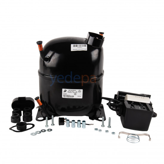 Donper NCT6228CK 1 HP R404A Medium/High Temperature Commercial Refrigeration Compressor – CSR Motor, 220-240V 50Hz, 3320W Capacity