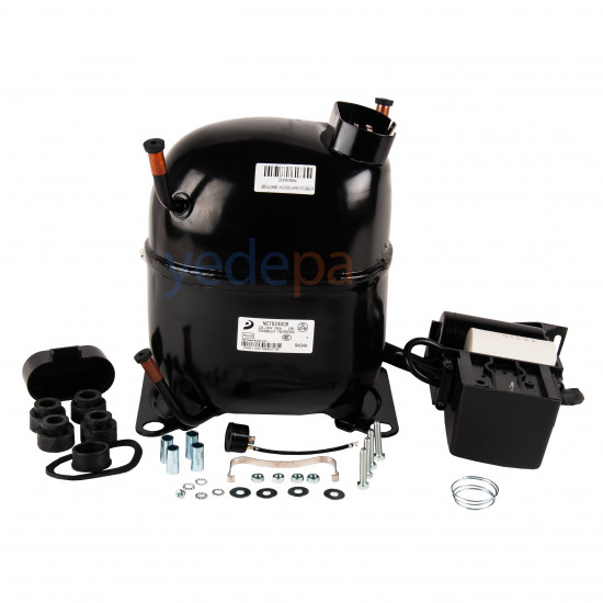Donper NCT6240CK 1.5 HP R404A Medium/High Temperature Commercial Refrigeration Compressor – CSR Motor, 220-240V 50Hz, 4800W Capacity