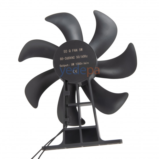 EC Q FAN 5W - 85-265VAC, 1350 RPM Energy-Efficient Bracket-Mounted Cooling Fan
