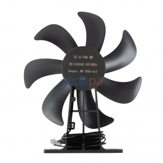 EC Q FAN 8W - 85-265VAC, 1550 RPM ენერგოეფექტური ფეხებიანი გაგრილების ვენტილატორი