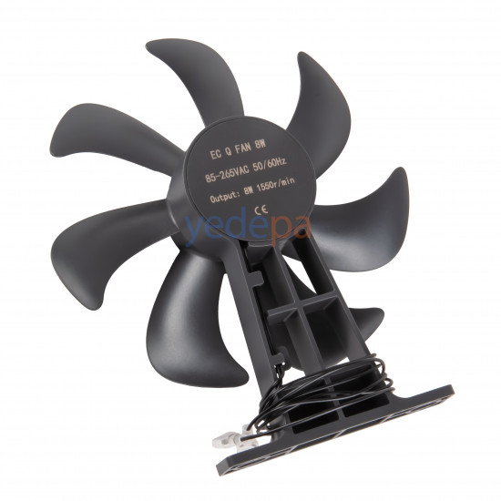 EC Q FAN 8W - 85-265VAC, 1550 RPM ენერგოეფექტური ფეხებიანი გაგრილების ვენტილატორი
