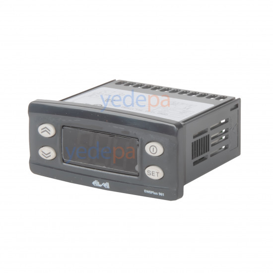 Eliwell EW 961 Plus ციფრული თერმოსტატი, ერთი დატჩიკით