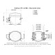 Embraco FFI 12 HBK Refrigerator Compressor (Hermetic Compressor) – 3/8 HP, R134a, L/M/HBP, 1,316 W / 4,492 BTU/h, 220-240 V