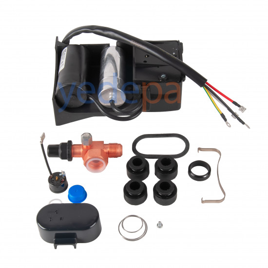 Embraco NJ 9238 GK მაცივრის კომპრესორი - 1 1/2 HP, R404A, მაღალი წნევა