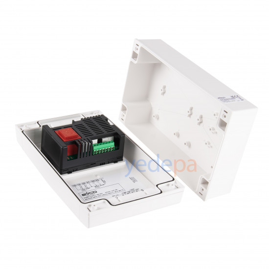 Evco EVLJ224N7 Digital Cold Room Thermostat - 4 Relays, Compressor, Fan, Defrost and Light Control
