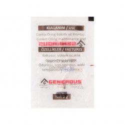 Generous 2 G Silicone Grease (Single-Use O-Ring and Gasket Grease)