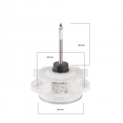 Haier YMA060BH01S7 Dış Ünite İnverter Fan Motoru (0010404886 - DC310V 60W 3 Kablolu)