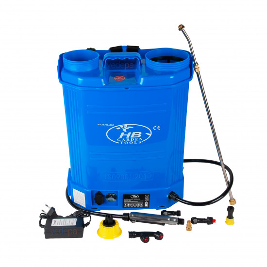 HB Garden Tools 16 Litre Şarjlı Klima ve Serpantin Yıkama Pompası (12V 10Ah)