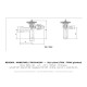 Resideo (Honeywell) TMVX-00105 Thermostatic Expansion Valve – R134a/R401A/R12, External Equalizer, +15…−30 °C, Interchangeable Orifice