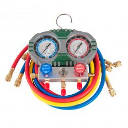 HONGSEN HS-S60-104 Manifold Gauge Set – R410A, R407C, R404A, R134A Compatible