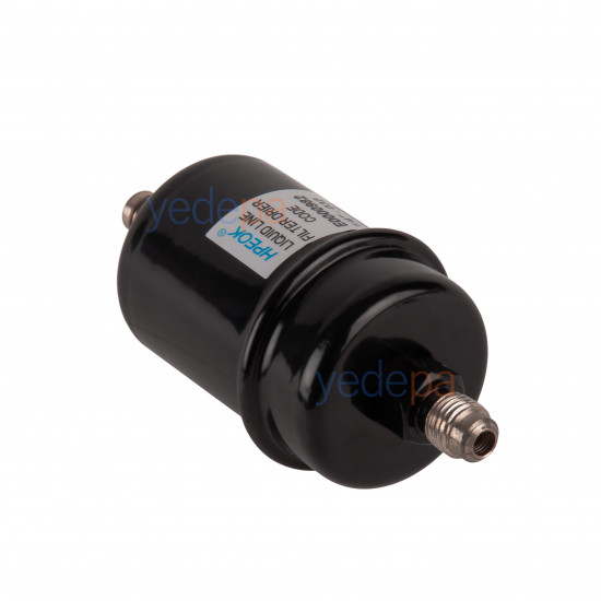 Hpeok PKEK-032 Liquid Line Filter Drier | 1/4 inch SAE Flare, Solid Core | R134a, R22, R407C, R404A, R507, R502 Compatible