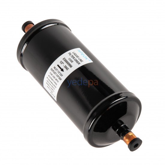 Hpeok PKEK-304S Liquid Line Filter Drier | 1/2" Solder Connection | R134a, R22, R410A, R407C, R404A, R502 Compatible