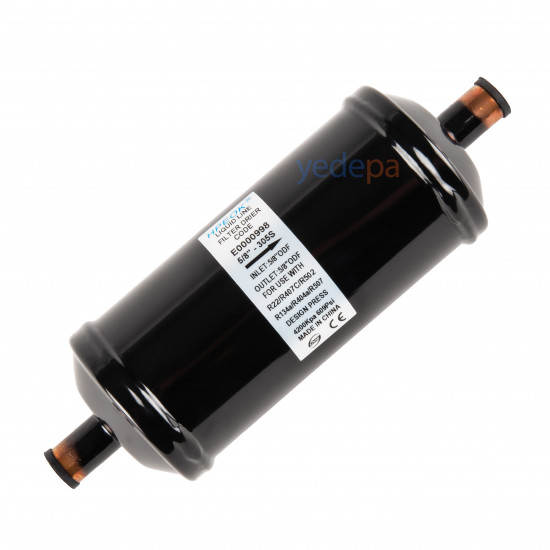 Hpeok PKEK-305S სითხის ხაზის ფილტრ-ოსუშიტელი | 5/8" სარჩილავი მიერთება | R134a, R22, R410A, R407C, R404A, R502 თავსებადი