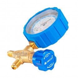 HS-466 NAL Single Manifold Gauge - Low Pressure Gauge | R134, R22, R410, R404